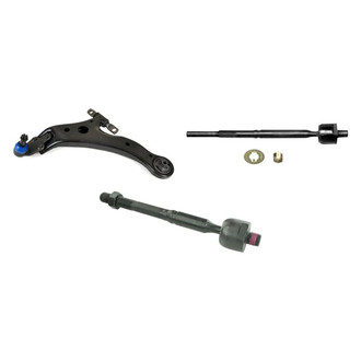 Mevotech® - Supreme™ Front Driver Side Lower Control Arm with Ball Joint and Tie Rod End Kit