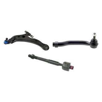 Mevotech® - Supreme™ Front Driver Side Lower Control Arm with Ball Joint and Tie Rod End Kit