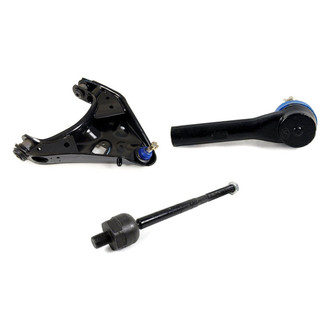 Mevotech® - Supreme™ Front Driver Side Lower Control Arm with Ball Joint and Tie Rod End Kit