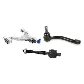 Mevotech® - Supreme™ Front Driver Side Lower Control Arm with Ball Joint and Tie Rod End Kit