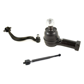 Mevotech® - Supreme™ Front Driver Side Lower Control Arm with Ball Joint and Tie Rod End Kit