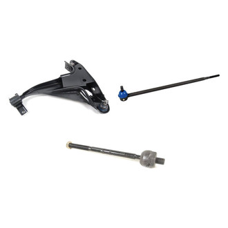 Mevotech® - Supreme™ Front Driver Side Lower Control Arm with Ball Joint and Tie Rod End Kit