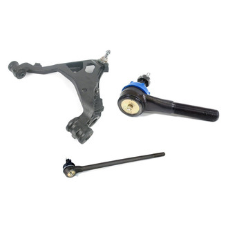 Mevotech® - Supreme™ Front Driver Side Lower Control Arm with Ball Joint and Tie Rod End Kit