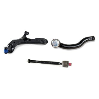 Mevotech® - Supreme™ Front Driver Side Lower Control Arm with Ball Joint and Tie Rod End Kit