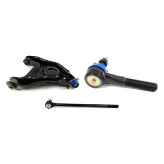 Mevotech® - Supreme™ Front Driver Side Lower Control Arm with Ball Joint and Tie Rod End Kit