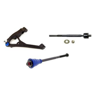 Mevotech® - Supreme™ Front Driver Side Lower Control Arm with Ball Joint and Tie Rod End Kit