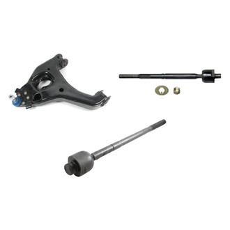 Mevotech® - Supreme™ Front Driver Side Lower Control Arm with Ball Joint and Tie Rod End Kit