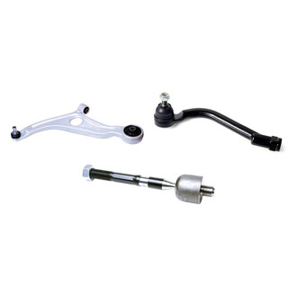 Mevotech® - Supreme™ Front Driver Side Lower Control Arm with Ball Joint and Tie Rod End Kit