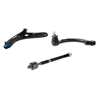 Mevotech® - Supreme™ Front Driver Side Lower Control Arm with Ball Joint and Tie Rod End Kit