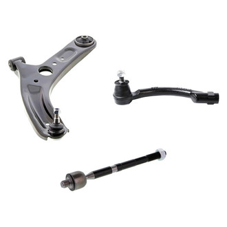 Mevotech® - Supreme™ Front Driver Side Lower Control Arm with Ball Joint and Tie Rod End Kit