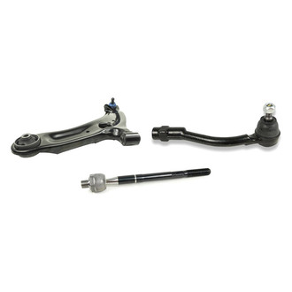 Mevotech® - Supreme™ Front Driver Side Lower Control Arm with Ball Joint and Tie Rod End Kit