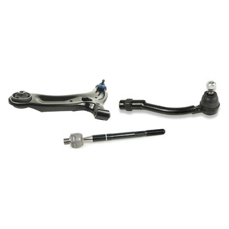 Mevotech® - Supreme™ Front Driver Side Lower Control Arm with Ball Joint and Tie Rod End Kit