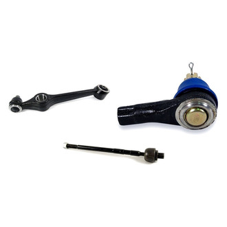 Mevotech® - Supreme™ Front Driver Side Lower Control Arm with Ball Joint and Tie Rod End Kit