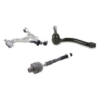 Mevotech® - Supreme™ Front Driver Side Lower Control Arm with Ball Joint and Tie Rod End Kit