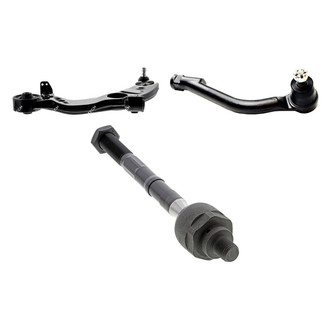 Mevotech® - Supreme™ Front Driver Side Lower Control Arm with Ball Joint and Tie Rod End Kit