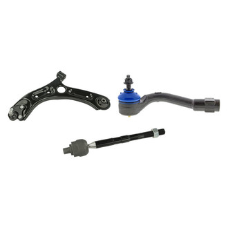 Mevotech® - Supreme™ Front Driver Side Lower Control Arm with Ball Joint and Tie Rod End Kit