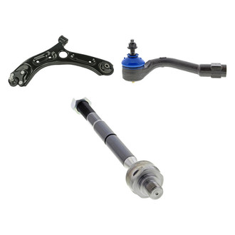 Mevotech® - Supreme™ Front Driver Side Lower Control Arm with Ball Joint and Tie Rod End Kit