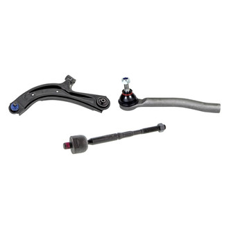 Mevotech® - Supreme™ Front Driver Side Lower Control Arm with Ball Joint and Tie Rod End Kit