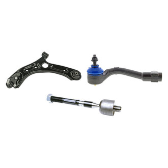 Mevotech® - Supreme™ Front Driver Side Lower Control Arm with Ball Joint and Tie Rod End Kit