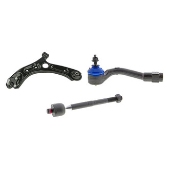 Mevotech® - Supreme™ Front Driver Side Lower Control Arm with Ball Joint and Tie Rod End Kit