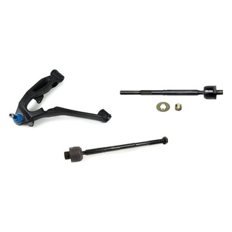 Mevotech® - Supreme™ Front Driver Side Lower Control Arm with Ball Joint and Tie Rod End Kit