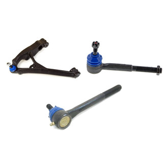 Mevotech® - Supreme™ Front Driver Side Lower Control Arm with Ball Joint and Tie Rod End Kit