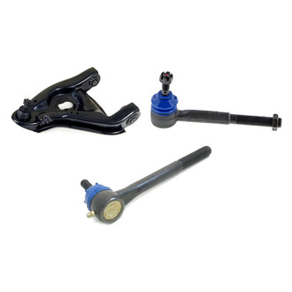 Mevotech® - Supreme™ Front Driver Side Lower Control Arm with Ball Joint and Tie Rod End Kit