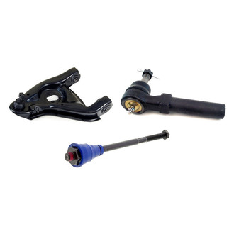 Mevotech® - Supreme™ Front Driver Side Lower Control Arm with Ball Joint and Tie Rod End Kit