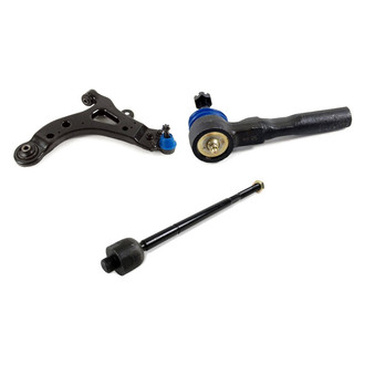 Mevotech® - Supreme™ Front Driver Side Lower Control Arm with Ball Joint and Tie Rod End Kit