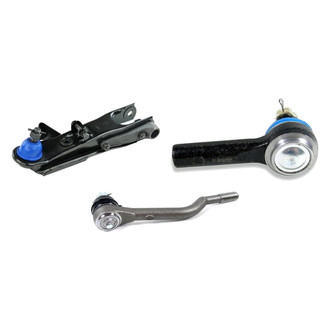 Mevotech® - Supreme™ Front Driver Side Lower Control Arm with Ball Joint and Tie Rod End Kit