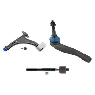 Mevotech® - Supreme™ Front Driver Side Lower Control Arm with Ball Joint and Tie Rod End Kit