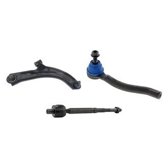 Mevotech® - Supreme™ Front Driver Side Lower Control Arm with Ball Joint and Tie Rod End Kit