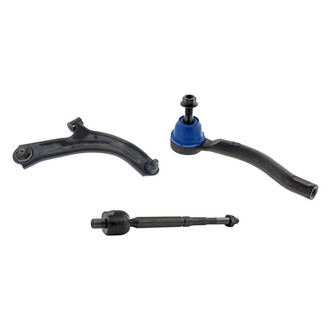 Mevotech® - Supreme™ Front Driver Side Lower Control Arm with Ball Joint and Tie Rod End Kit