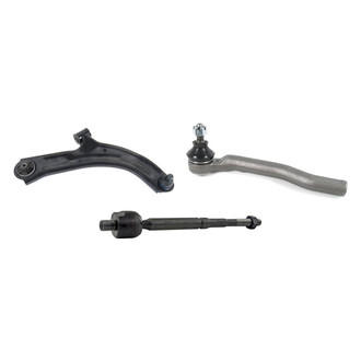 Mevotech® - Supreme™ Front Driver Side Lower Control Arm with Ball Joint and Tie Rod End Kit
