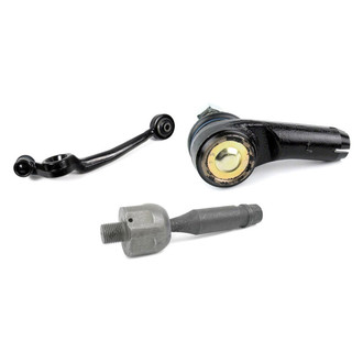 Mevotech® - Supreme™ Front Driver Side Lower Control Arm with Ball Joint and Tie Rod End Kit