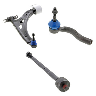Mevotech® - Supreme™ Front Driver Side Lower Control Arm with Ball Joint and Tie Rod End Kit
