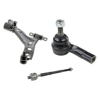 Mevotech® - Supreme™ Front Driver Side Lower Control Arm with Ball Joint and Tie Rod End Kit