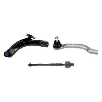 Mevotech® - Supreme™ Front Driver Side Lower Control Arm with Ball Joint and Tie Rod End Kit