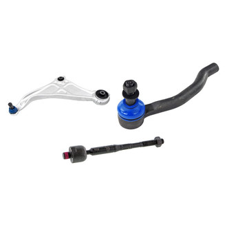 Mevotech® - Supreme™ Front Driver Side Lower Control Arm with Ball Joint and Tie Rod End Kit
