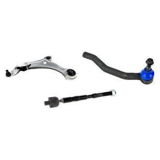 Mevotech® - Supreme™ Front Driver Side Lower Control Arm with Ball Joint and Tie Rod End Kit