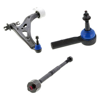 Mevotech® - Supreme™ Front Driver Side Lower Control Arm with Ball Joint and Tie Rod End Kit