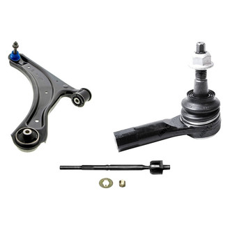 Mevotech® - Supreme™ Front Driver Side Lower Control Arm with Ball Joint and Tie Rod End Kit