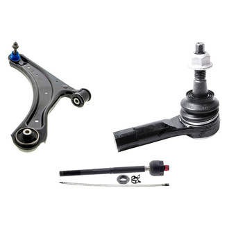 Mevotech® - Supreme™ Front Driver Side Lower Control Arm with Ball Joint and Tie Rod End Kit