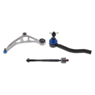 Mevotech® - Supreme™ Front Driver Side Lower Control Arm with Ball Joint and Tie Rod End Kit