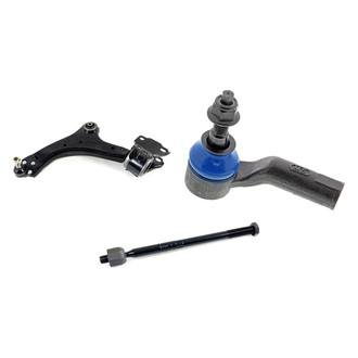 Mevotech® - Supreme™ Front Driver Side Lower Control Arm with Ball Joint and Tie Rod End Kit