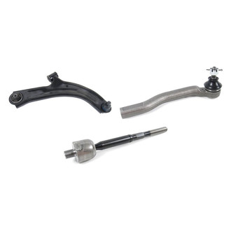 Mevotech® - Supreme™ Front Driver Side Lower Control Arm with Ball Joint and Tie Rod End Kit