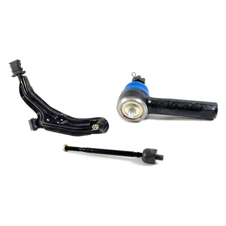 Mevotech® - Supreme™ Front Driver Side Lower Control Arm with Ball Joint and Tie Rod End Kit