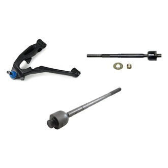 Mevotech® - Supreme™ Front Driver Side Lower Control Arm with Ball Joint and Tie Rod End Kit