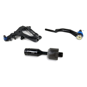 Mevotech® - Supreme™ Front Driver Side Lower Control Arm with Ball Joint and Tie Rod End Kit