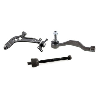 Mevotech® - Supreme™ Front Driver Side Lower Control Arm with Ball Joint and Tie Rod End Kit